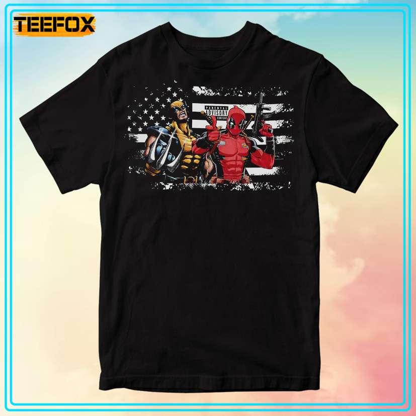 Deadpool And Wolverine Superhero T-Shirt