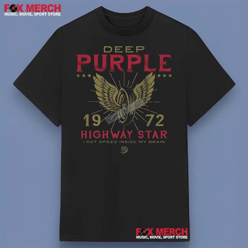 Deep Purple Highway Star 1972 Retro Shirt