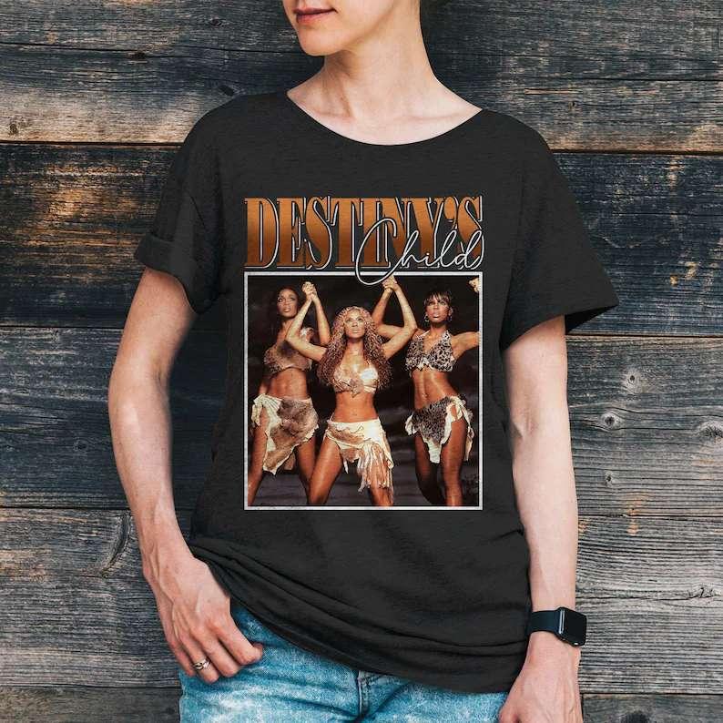 Destiny's Child Music Band Black T Shirt