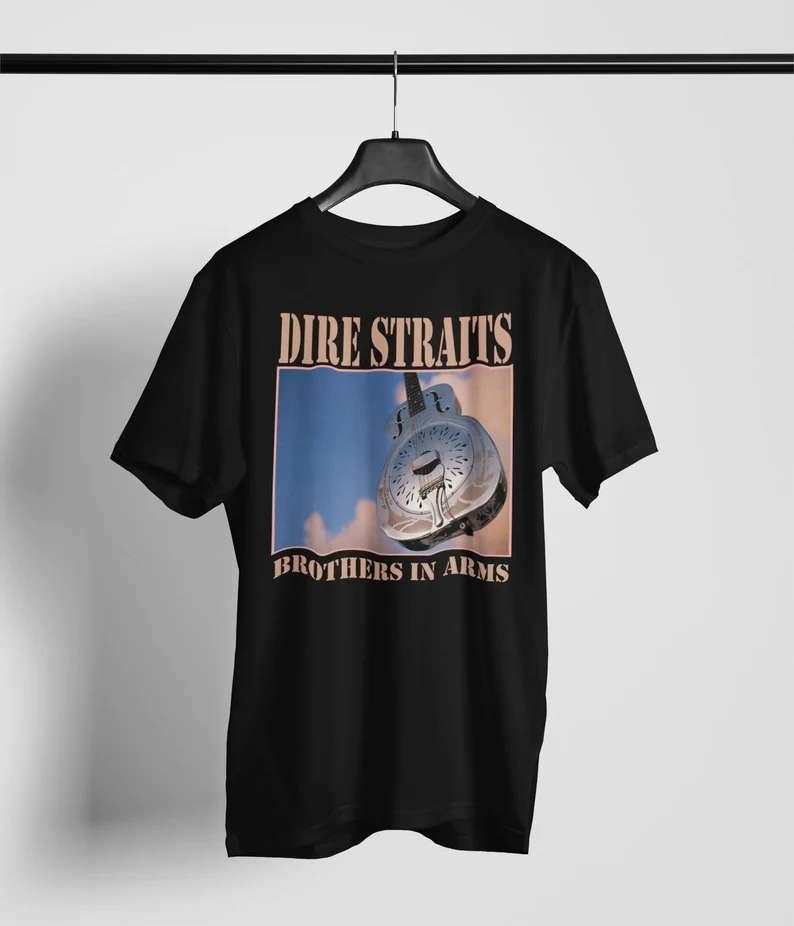 Dire Straits Rock Band Retro T-Shirt