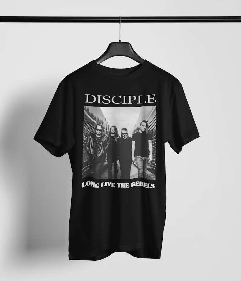 Disciple Music Rock Band Retro T-Shirt