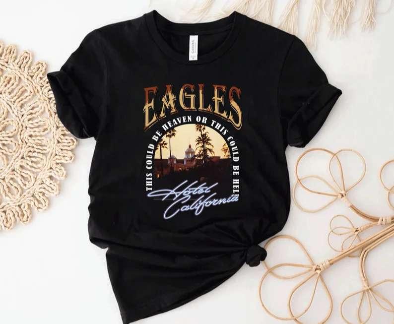 Eagles Hotel California Concert 2022 US Tour T-Shirt The Eagles