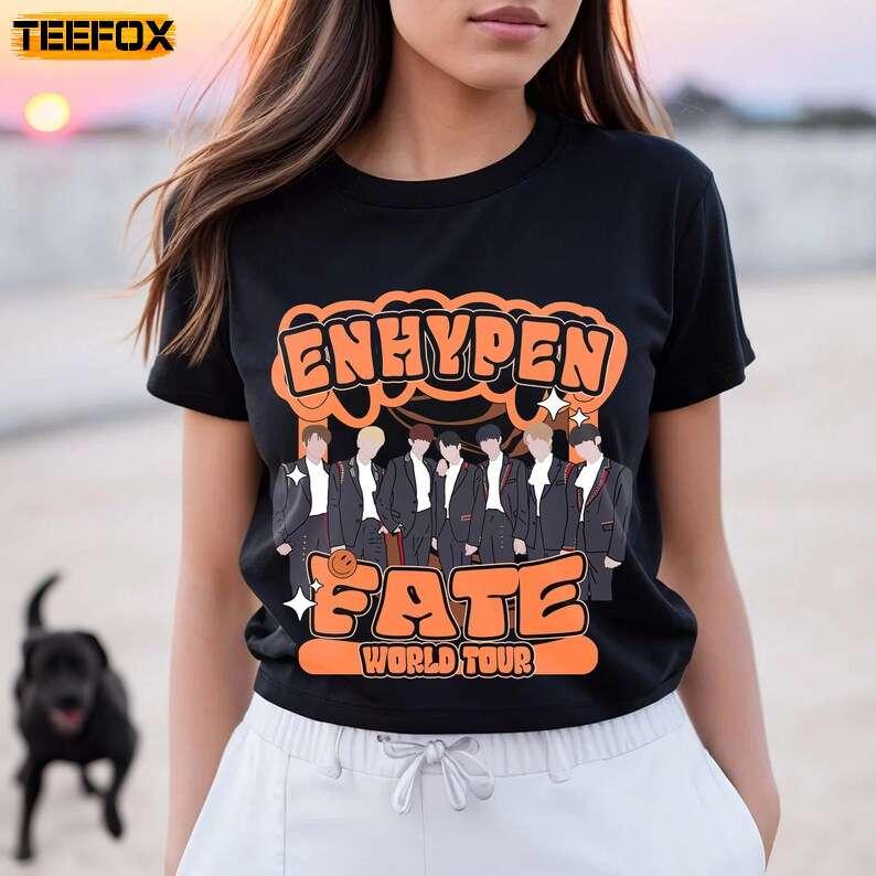 En World Tour Fate Dark Blood Enhypen Short-Sleeve T-Shirt