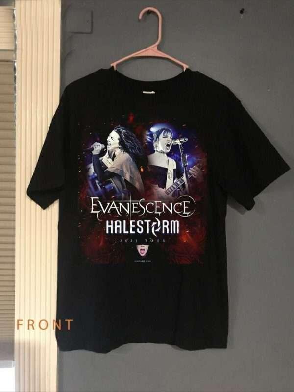 Evanescence Halestorm Tour 2021 T-Shirt