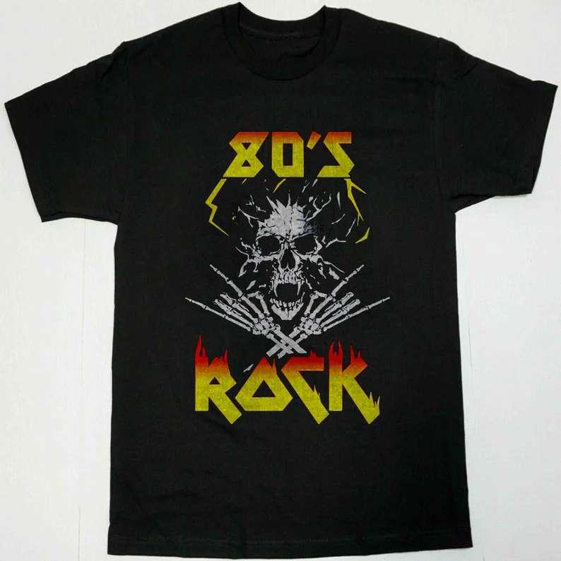 Faded 1980 Rock Roll T-Shirt