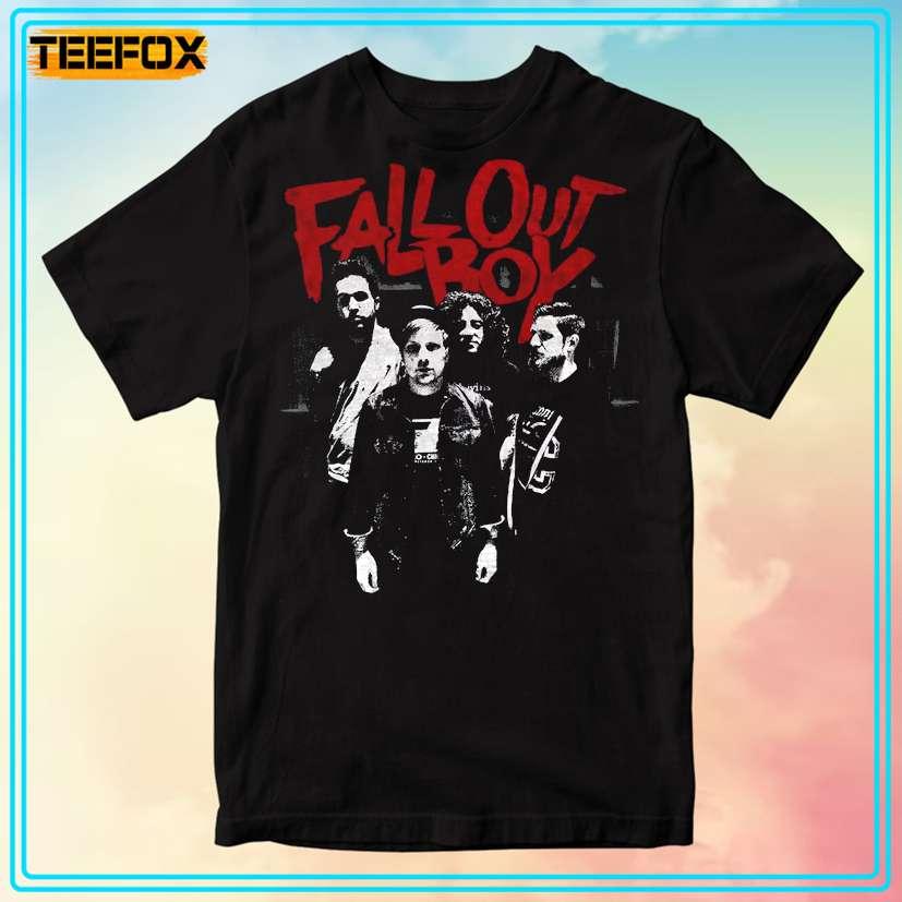 Fall Out Boy Punk Scratch Music Band T-Shirt