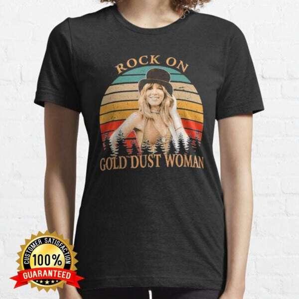 Fleetwood Mac T-Shirt Merch Rock On Gold Dust Women