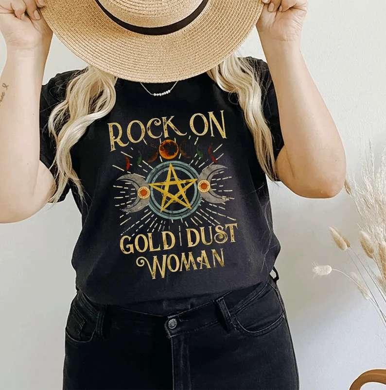 Fleetwood Mac T-Shirt Rock On Gold Dust Woman