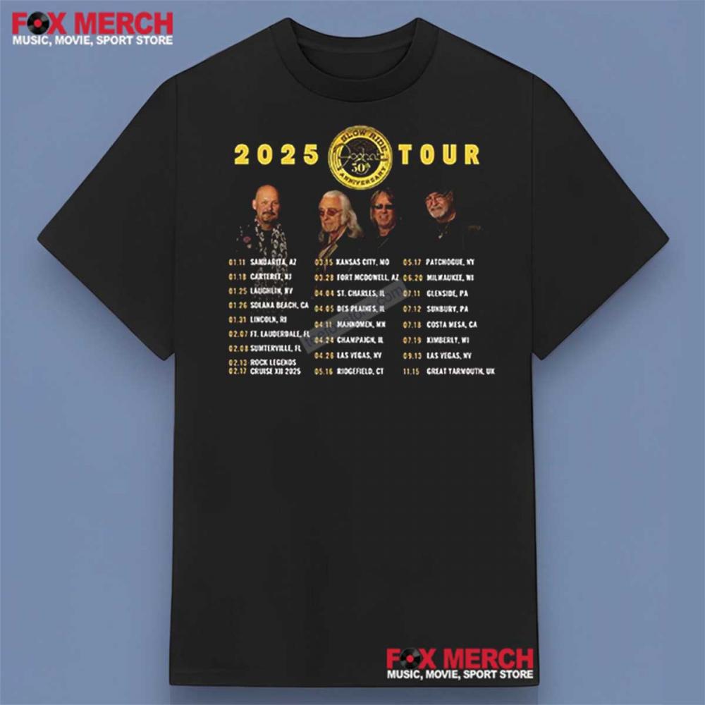 Foghat Band Tour 2025 Shirt