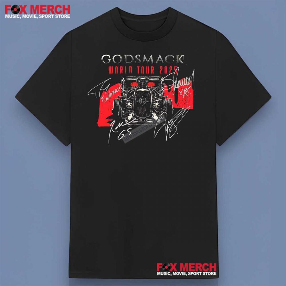 Godsmack Tour 2025 Signatures Shirt