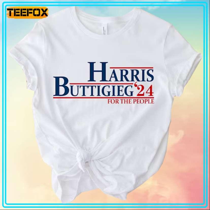 Harris Buttigieg 2024 For The People T-Shirt