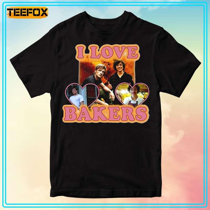 I love Baker Peeta Mellark Josh Hutcherson Short-Sleeve T-Shirt