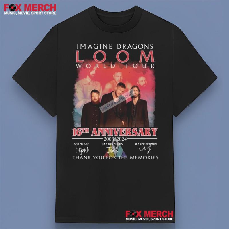 Imagine Dragons 16th Anniversary 2008-2024 Graphic T-Shirt