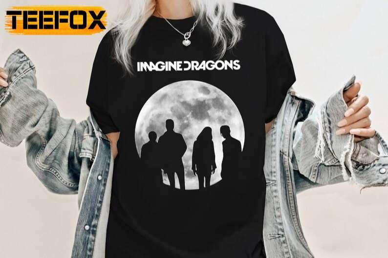 Imagine Dragons Band Music Moon Black T-Shirt