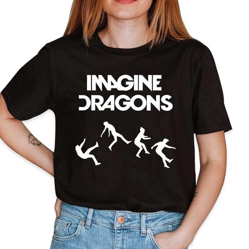 Imagine Dragons Mercury Tour 2022 Black T-Shirt