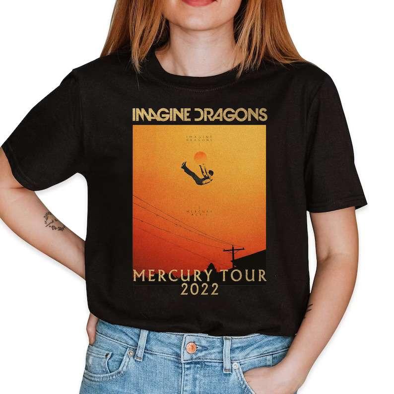 Imagine Dragons Mercury Tour 2022 T-Shirt Merch