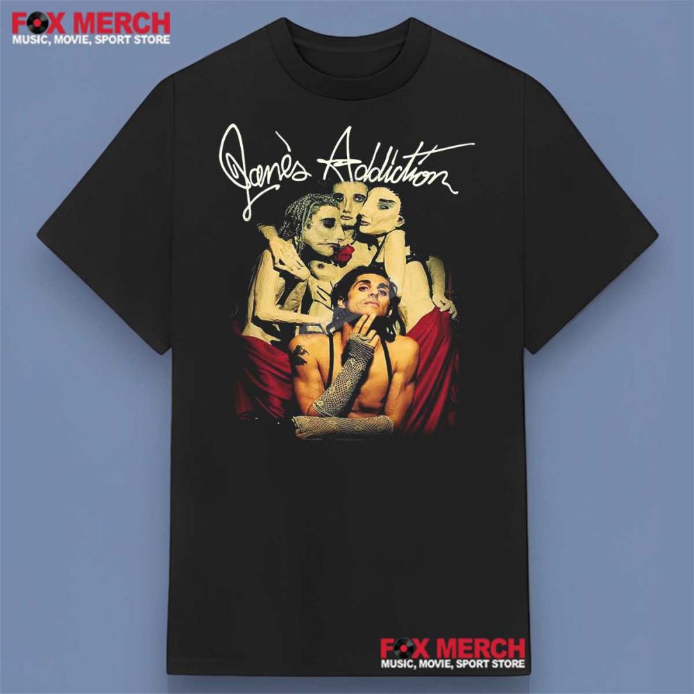 Jane's Addiction Band Black Shirt