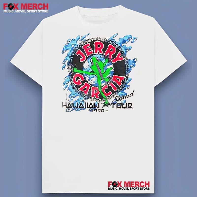 Jerry Garcia Band Hawaiian Tour 1990 Shirt