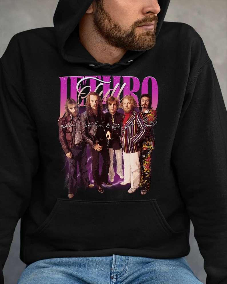 Jethro Tull Rock Band Signatures T-Shirt For Men And Women