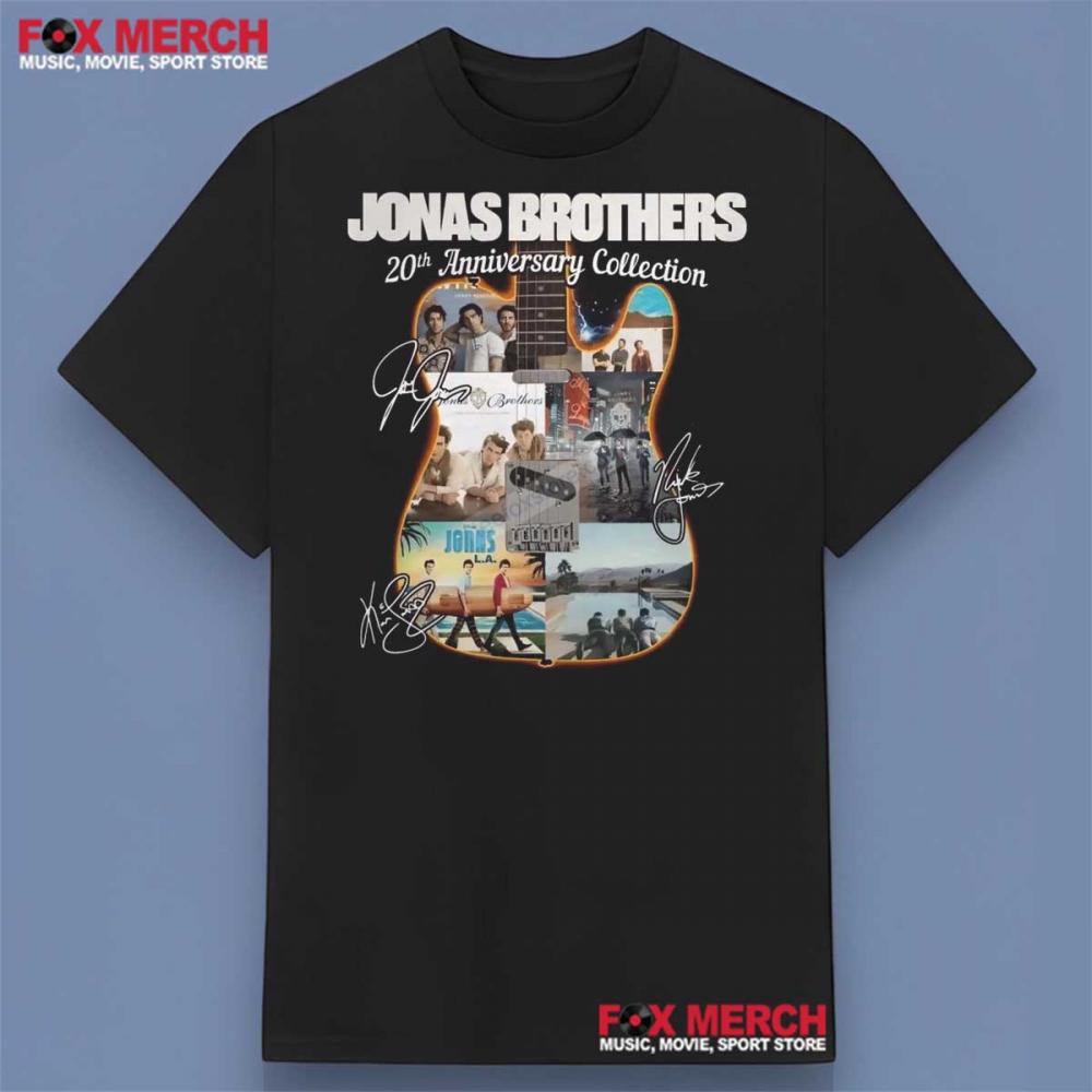 Jonas Brothers 20th Anniversary Signatures T-Shirt