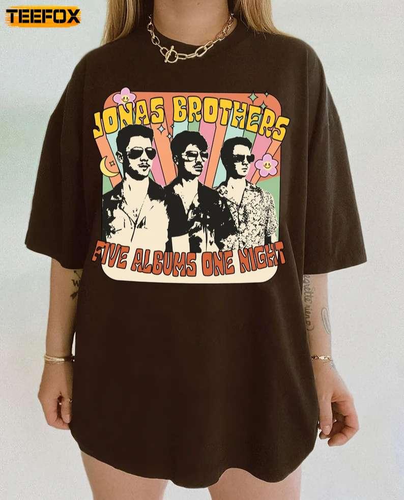 Jonas Brothers Five Albums One Night Tour Short-Sleeve T-Shirt