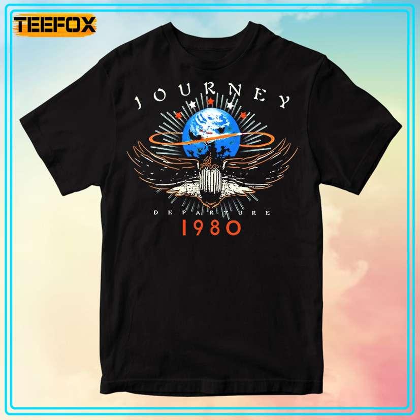Journey Departures Album Tour 1980 Music T-Shirt