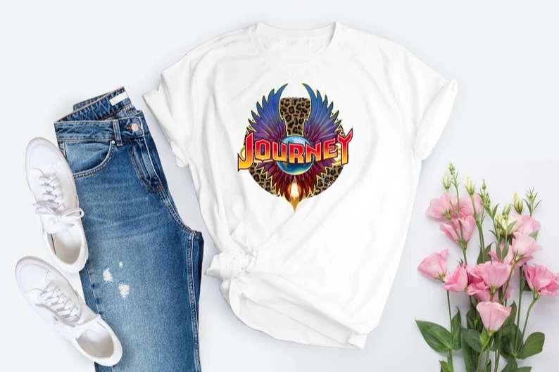 Journey Leopard T-Shirt Merch Music Band