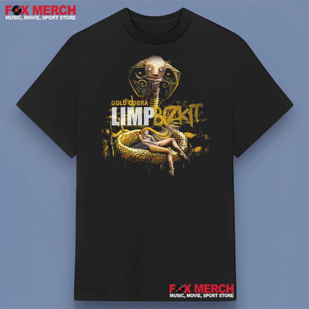 Limp Bizkit Gold Cobra Shirt