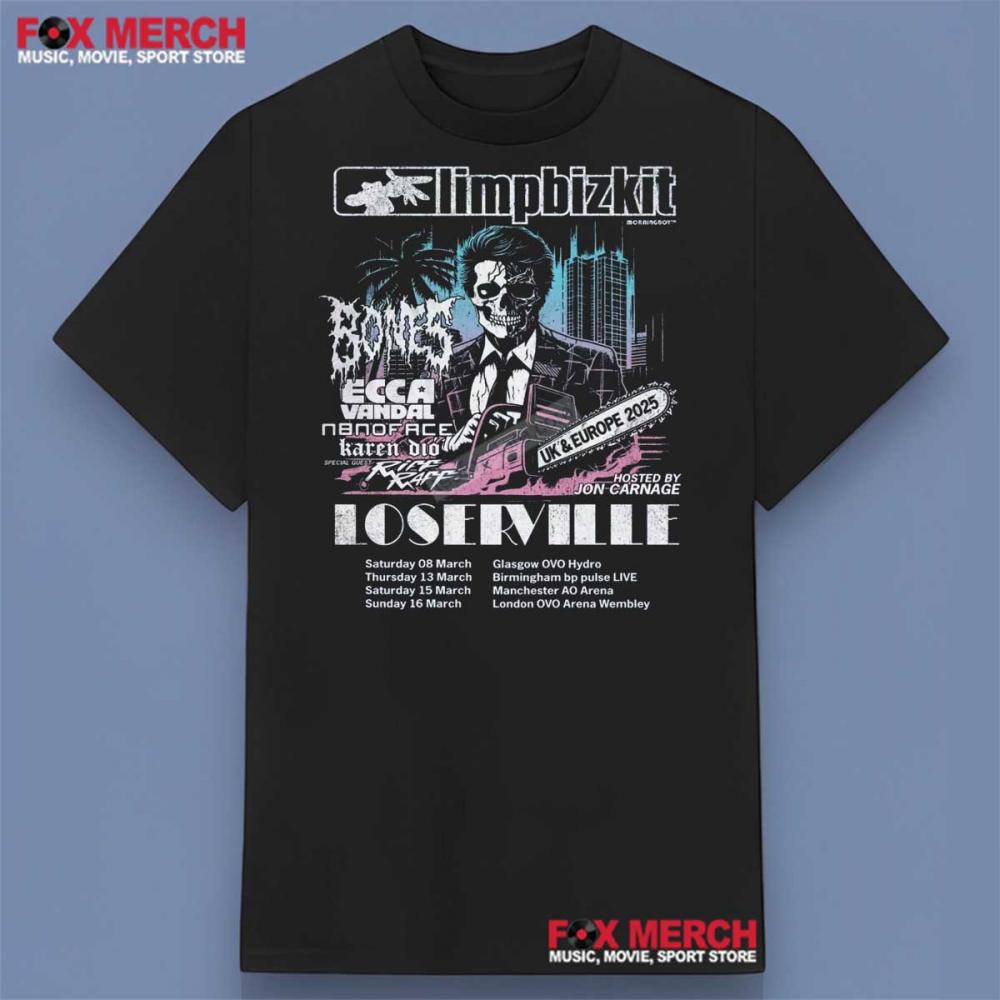 Limp Bizkit Loserville Tour 2025 Shirt