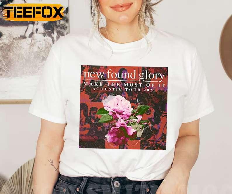 Make The Most Of It New Found Glory Acoustic Tour 2023 T-Shirt