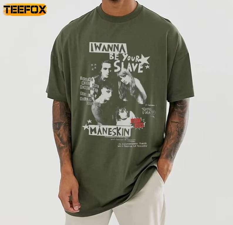 Maneskin I Wanna Be Your Slave Short-Sleeve T-Shirt