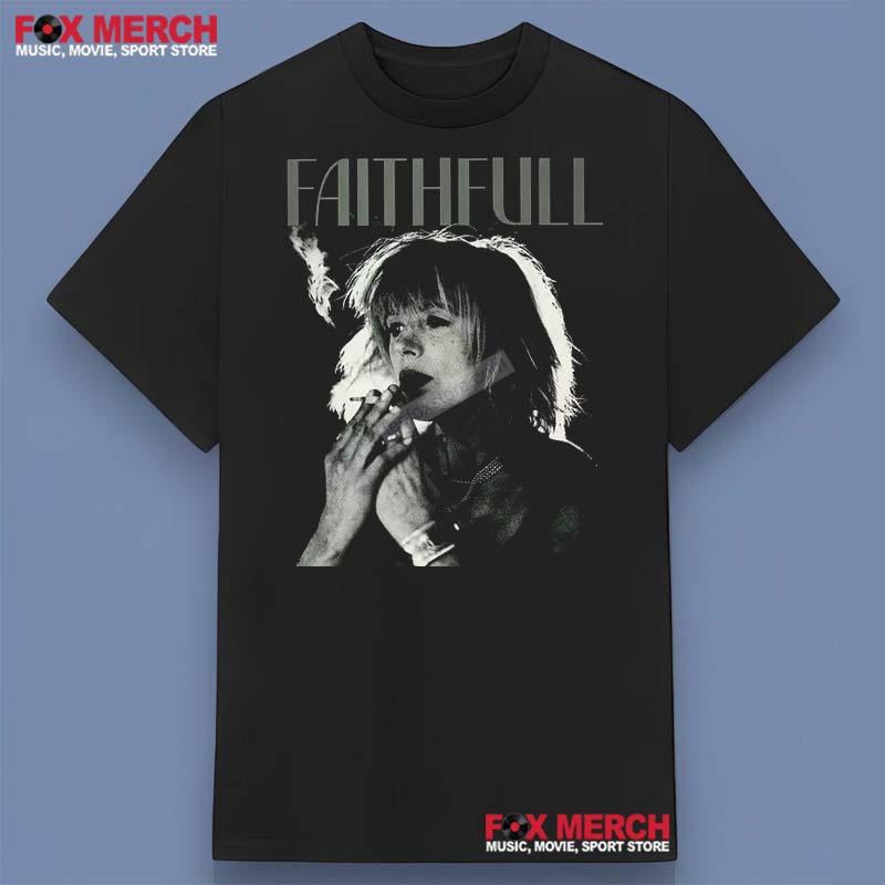 Marianne Faithfull Smoking Unisex Shirt