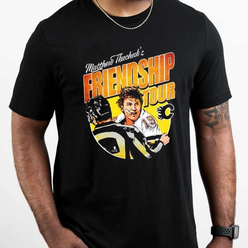 Matthew Tkachuk's Friendship Tour T-Shirt Brady Tkachuk