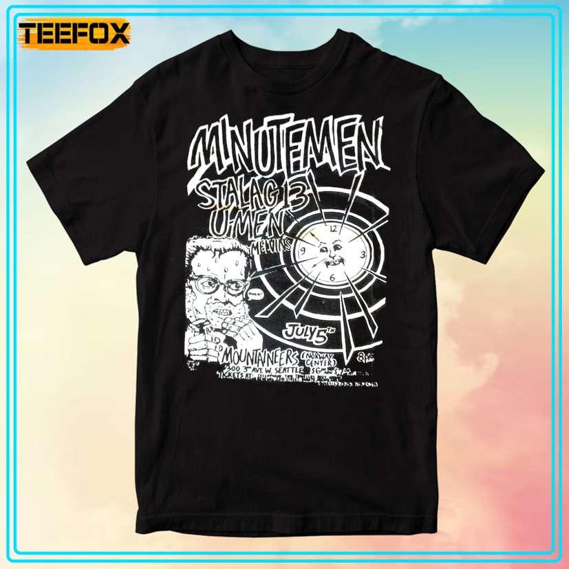 Minutemen with Stalag 13 U-men and Melvins in Seattle T-Shirt