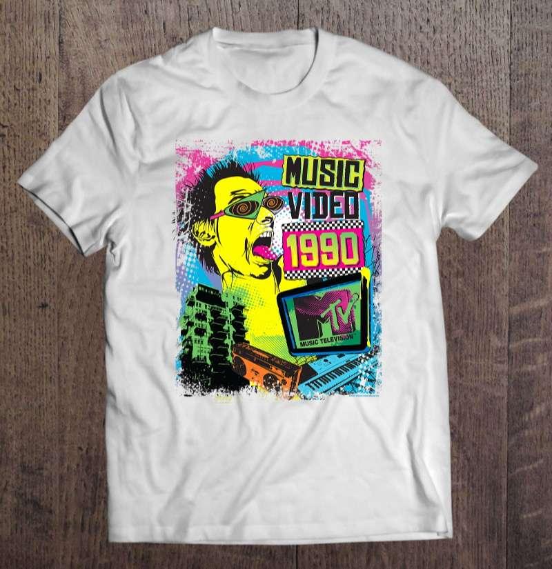 Mtv Neon Rocker Music T-Shirt