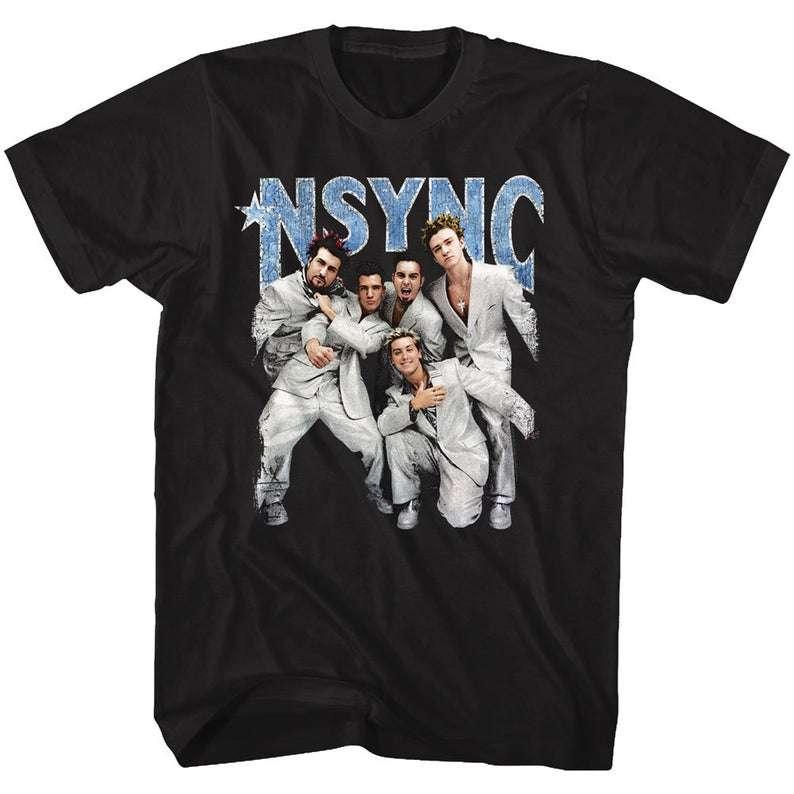 NSYNC Silver Suit Boy Band Unisex T-Shirt