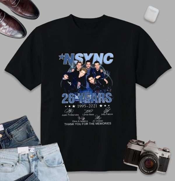 NSYNC Thank You For The Memories T Shirt