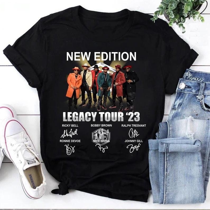 New Edition Legacy Tour 2023 Signatures T-Shirt