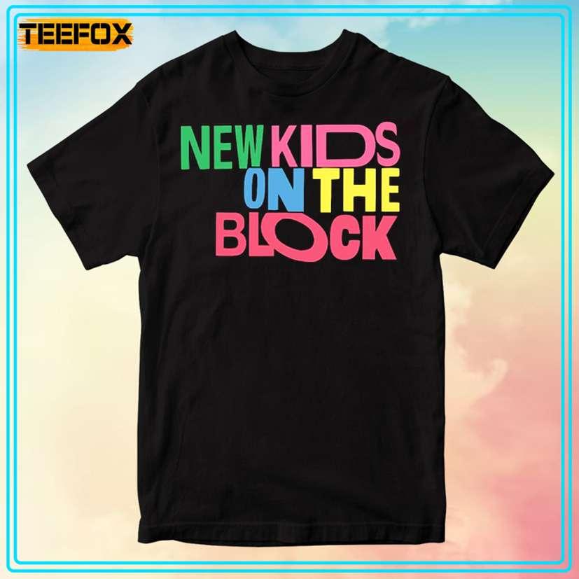 New Kids On The Block Text Logo T-Shirt