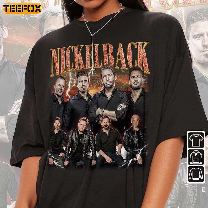 Nickelback Band Members Get Rollin' Tour 2023 Short-Sleeve T-Shirt