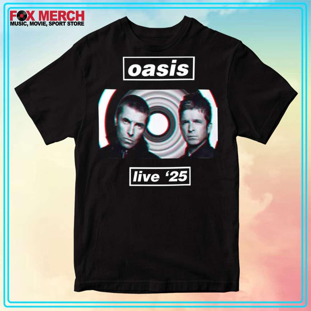 Oasis World Tour Live 2025 Unisex T-Shirt