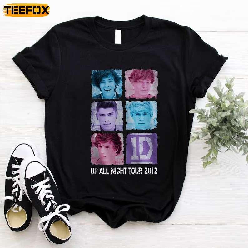 One Direction Up All Night Tour 2012 1D Band Members Short-Sleeve T-Shirt