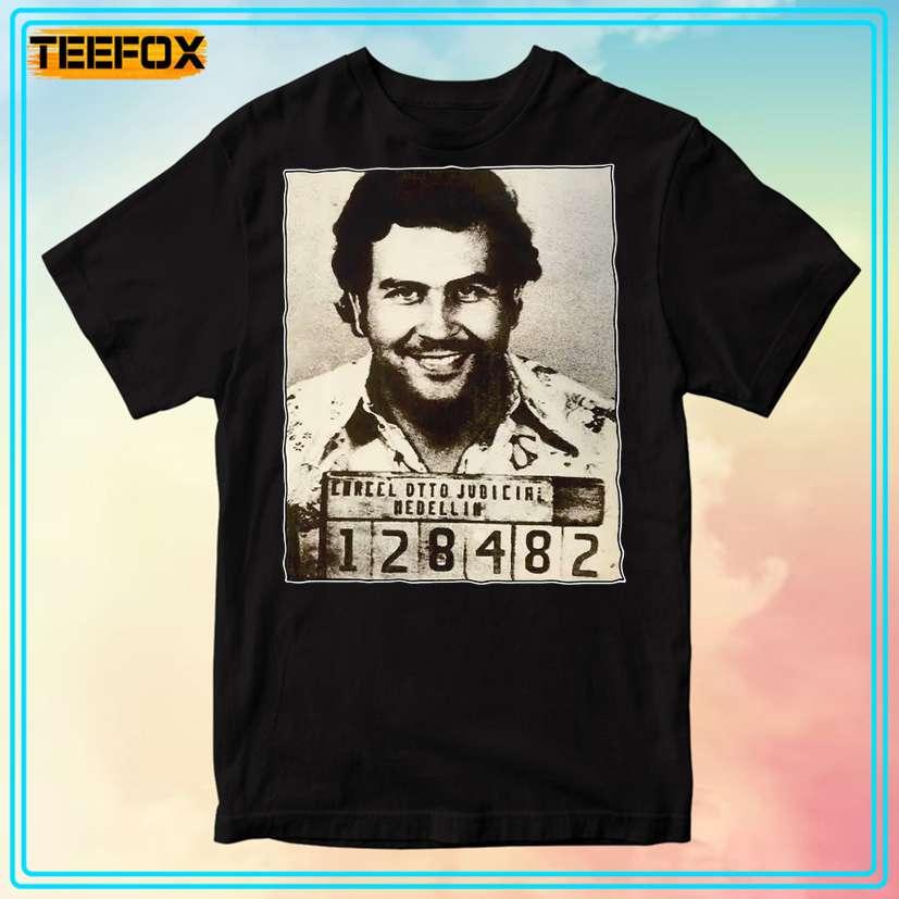 Pablo Escobar Mugshot Graphic Unisex T-Shirt
