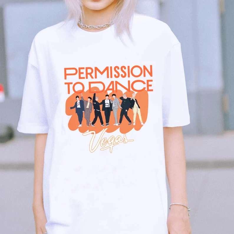 Permission to Dance On Stage BTS 2022 Tour T-Shirt