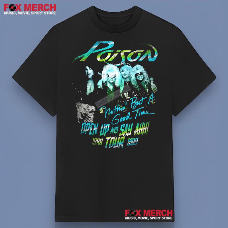 Poison Open Up & Say Ahh Album Tour 1988 Shirt