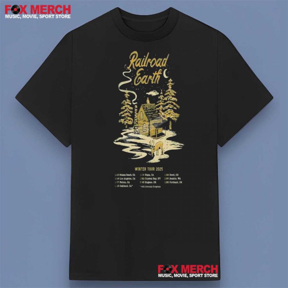Railroad Earth Winter 2025 Tour Shirt