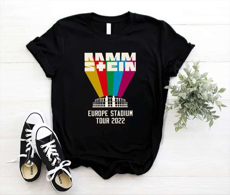 Rammstein Europe Stadium 2022 Tour T-Shirt