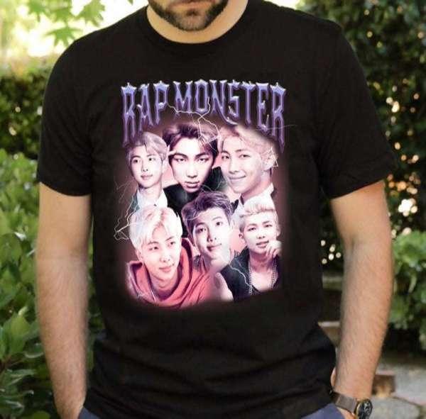 Rap Monster BTS Bangtan Boys T-Shirt Merch