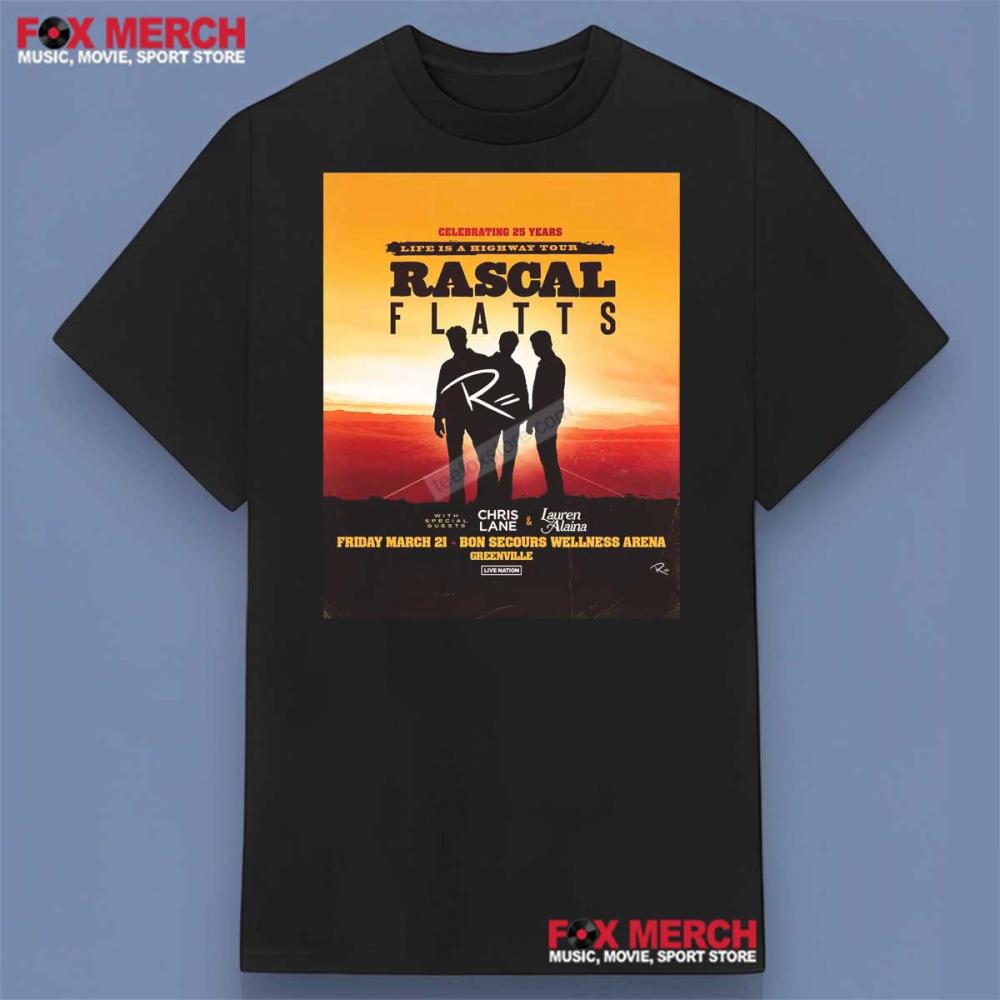 Rascal Flatts The Life Is A Highway Tour 2025 Shirt