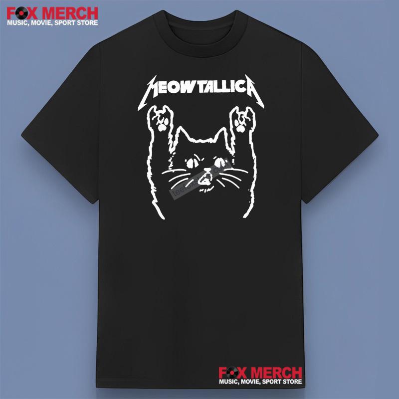Rock On Cat Meowtallic Metallica T-Shirt